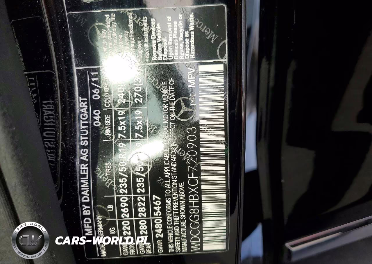 2012 Mercedes-Benz Glk 350 4Matic VIN:WDCGG8HBXCF720903 - 13