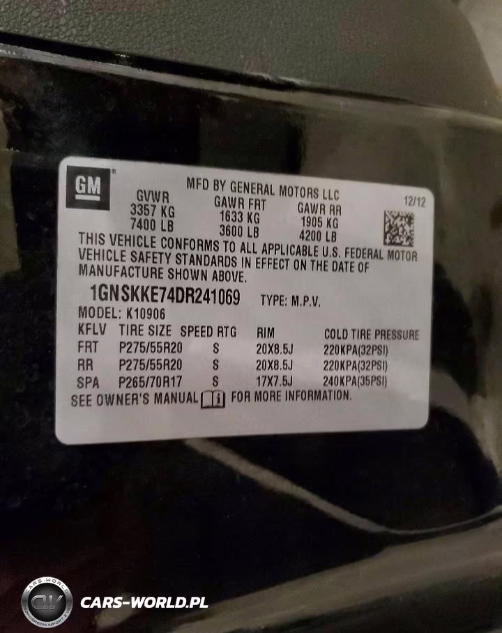 2013 Chevrolet Suburban K1500 Ltz VIN:1GNSKKE74DR241069 - 13