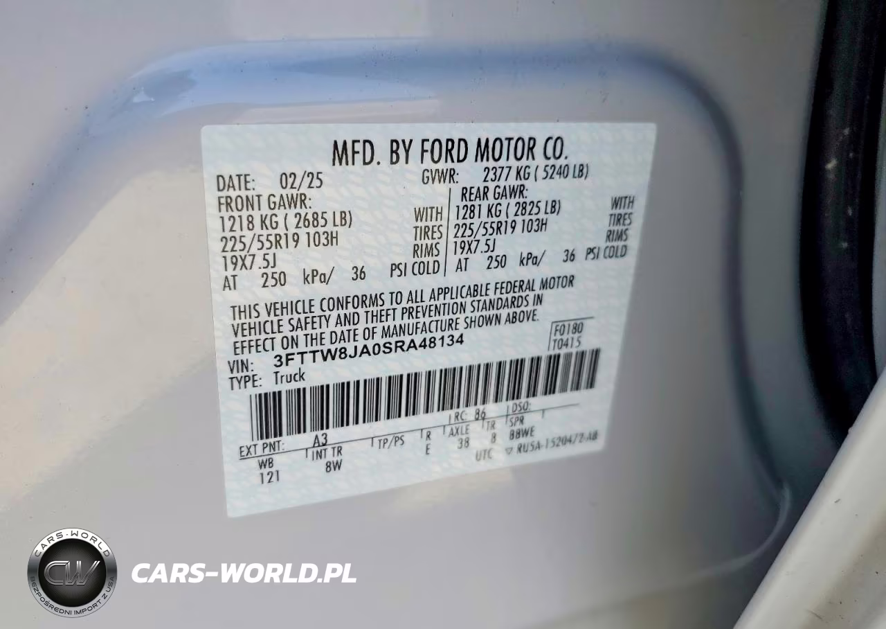 2025 Ford Maverick Xlt VIN:3FTTW8JA0SRA48134 - 13