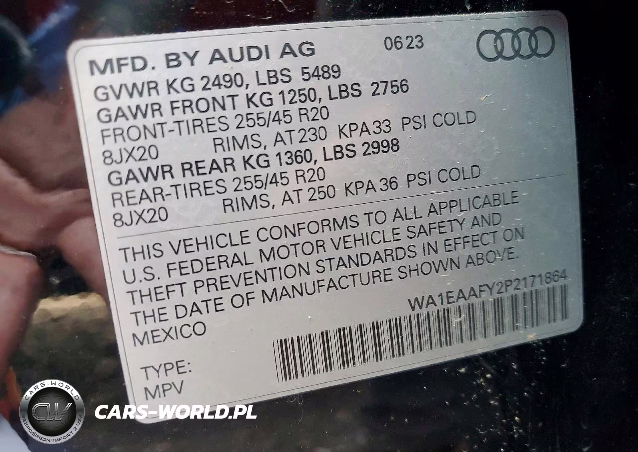 2023 Audi Q5 Premium Plus 45 VIN:WA1EAAFY2P2171864 - 14