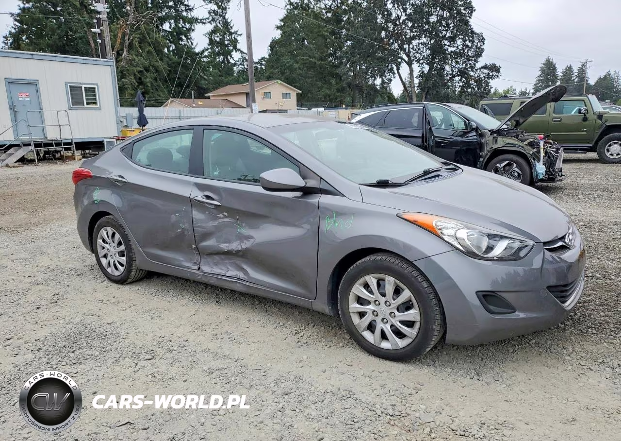 2012 Hyundai Elantra Gls VIN:5NPDH4AE6CH117617 - 4