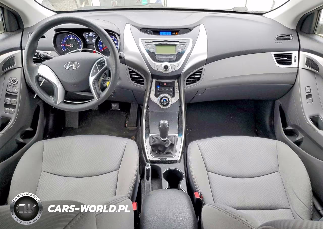 2012 Hyundai Elantra Gls VIN:5NPDH4AE6CH117617 - 8