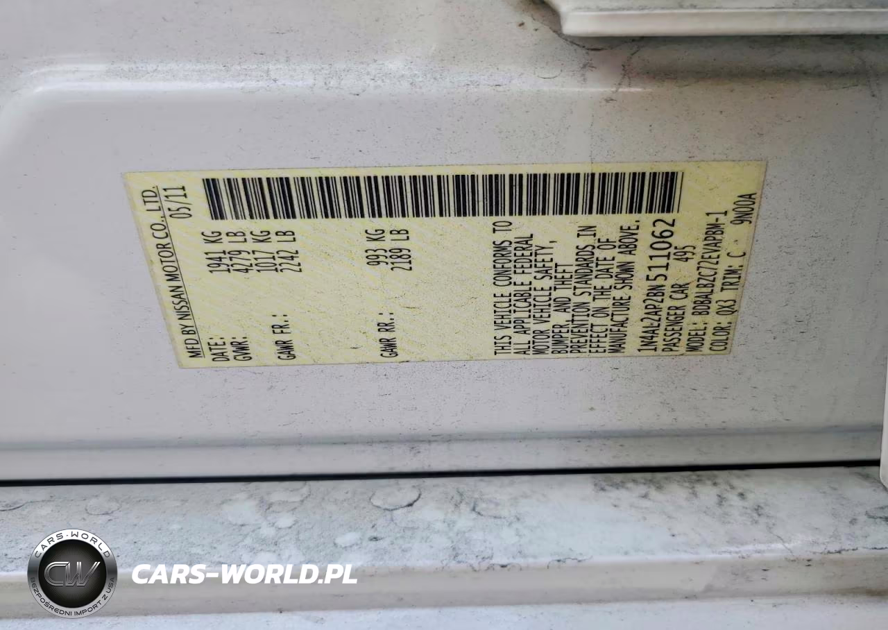 2011 Nissan Altima 2.5 VIN:1N4AL2AP2BN511062 - 13