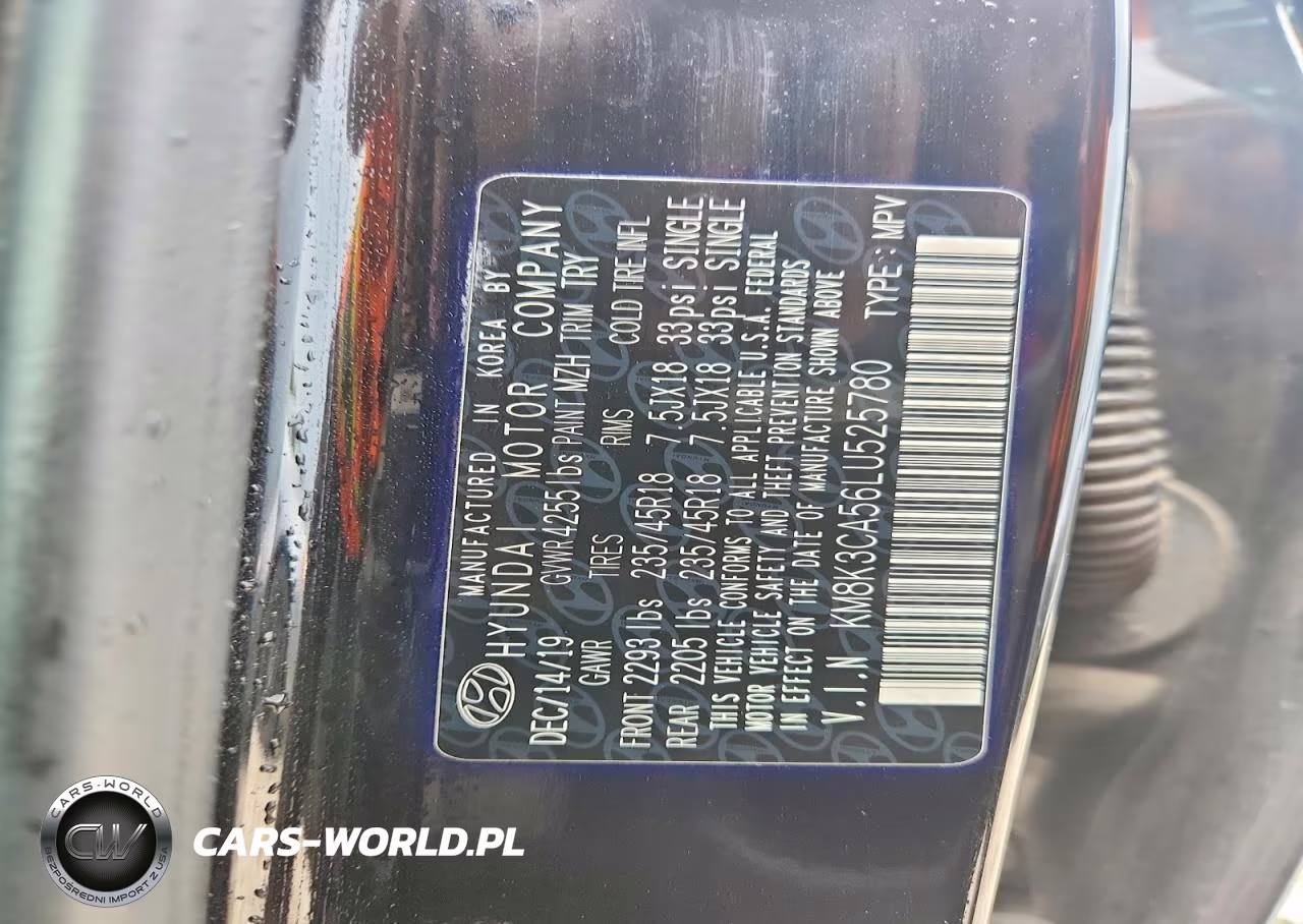 2020 Hyundai Kona Limited VIN:KM8K3CA56LU525780 - 14