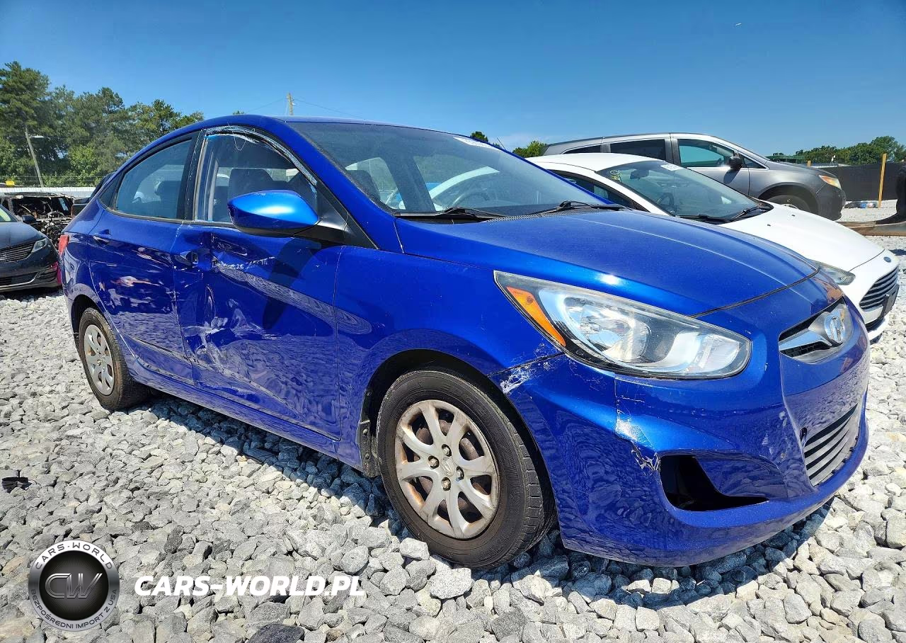 2014 Hyundai Accent Gls VIN:KMHCT4AE0EU726152 - 4