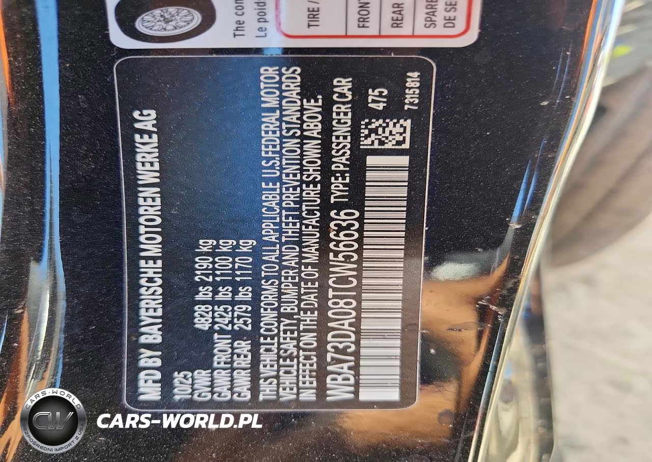 2026 BMW M440I VIN:WBA73DA08TCW56636 - 13