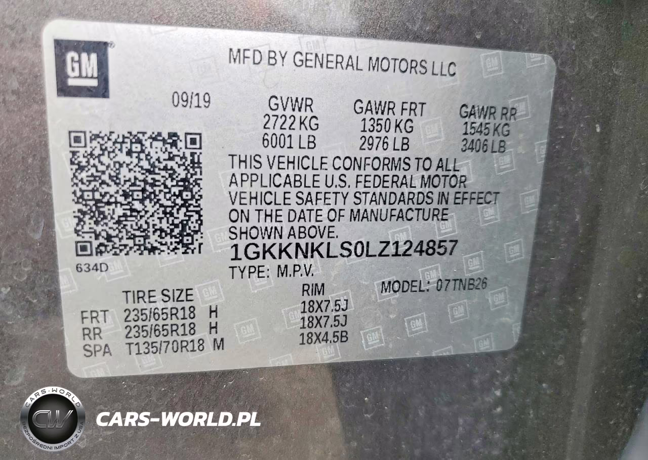 2020 GMC Acadia Sle VIN:1GKKNKLS0LZ124857 - 14