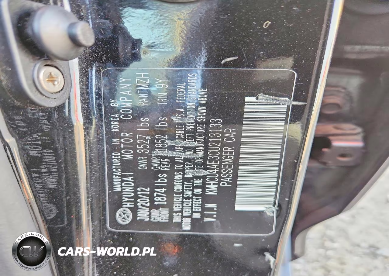 2012 Hyundai Accent Gls VIN:KMHCU4AE3CU213133 - 12