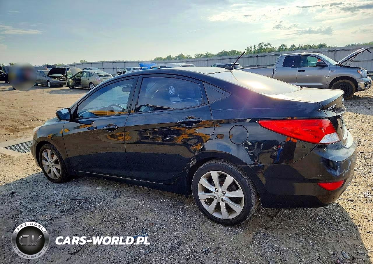 2012 Hyundai Accent Gls VIN:KMHCU4AE3CU213133 - 2
