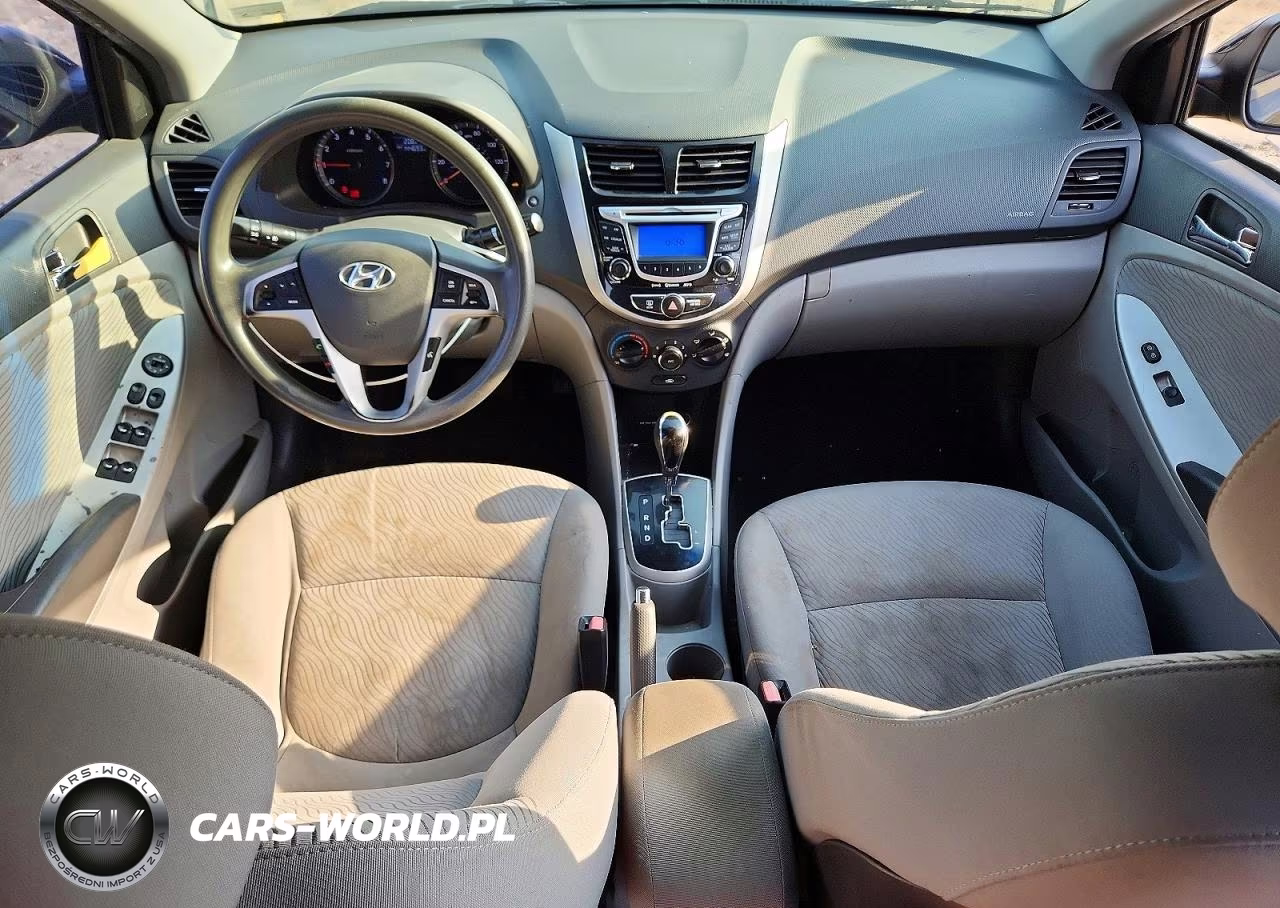 2012 Hyundai Accent Gls VIN:KMHCU4AE3CU213133 - 8