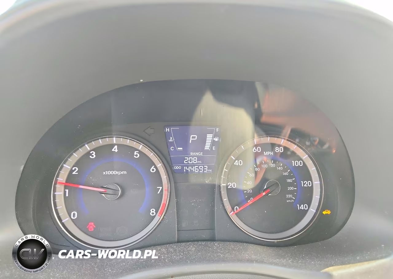 2012 Hyundai Accent Gls VIN:KMHCU4AE3CU213133 - 9