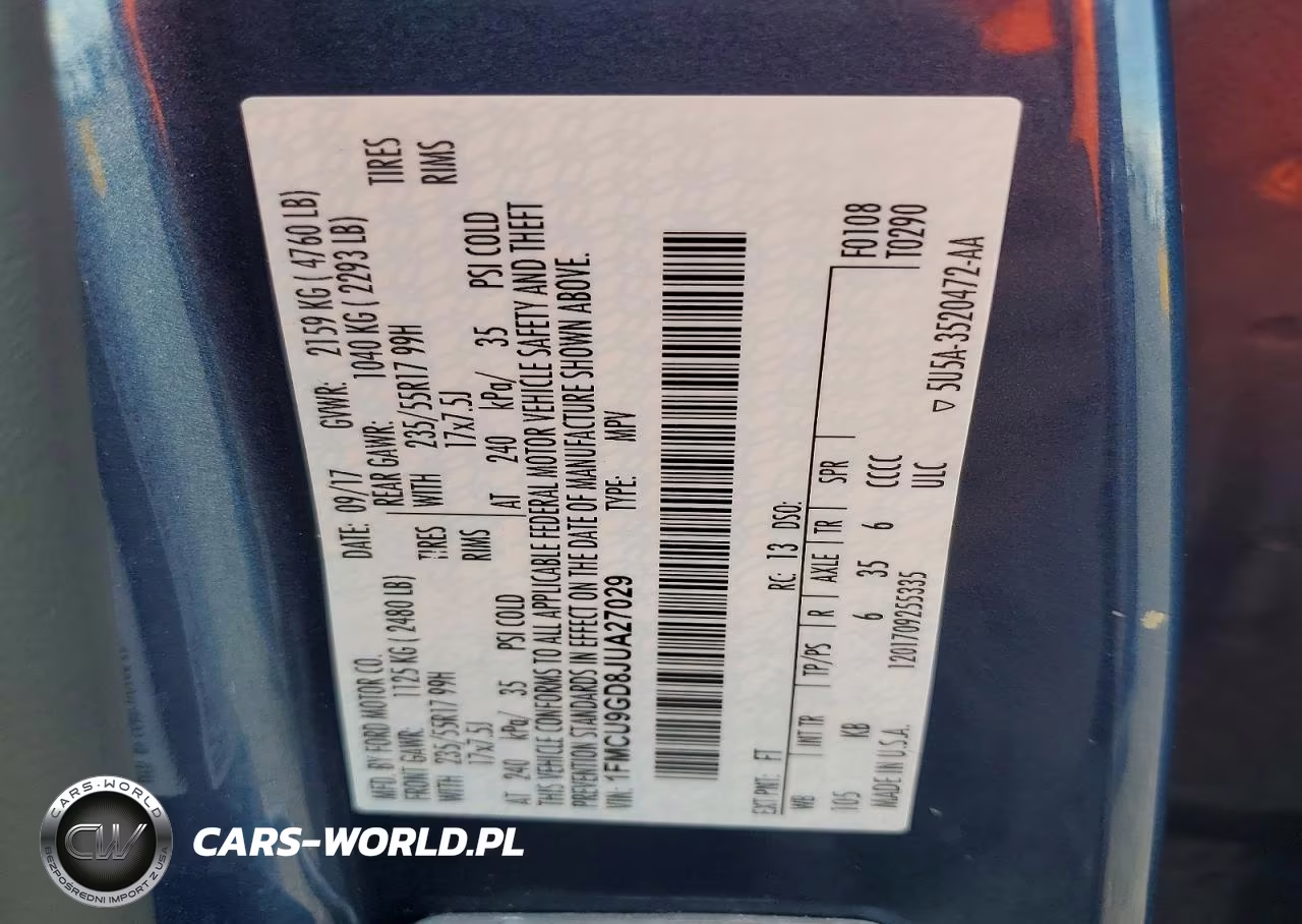 2018 Ford Escape Se VIN:1FMCU9GD8JUA27029 - 13