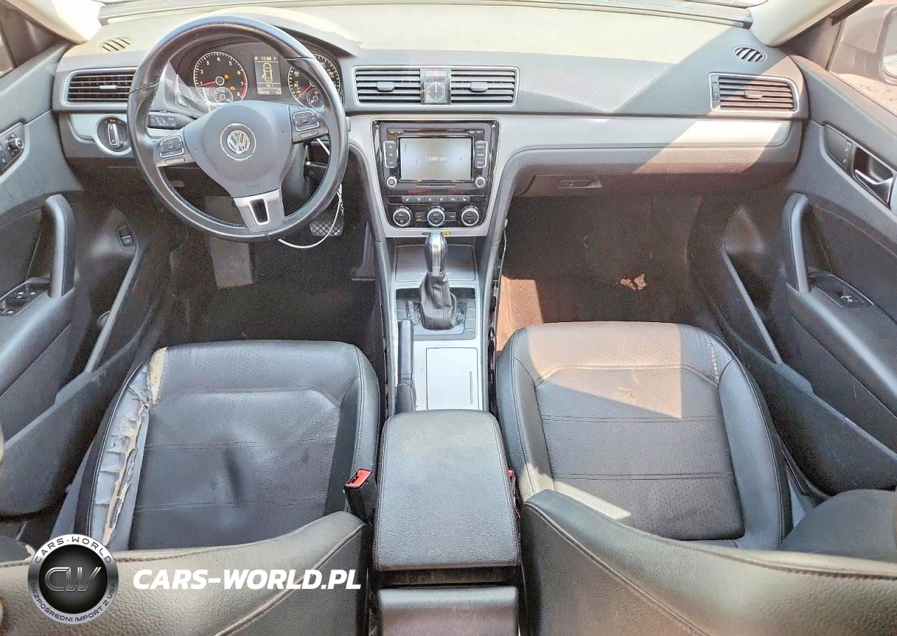 2012 Volkswagen Passat Se VIN:1VWBP7A32CC002774 - 8