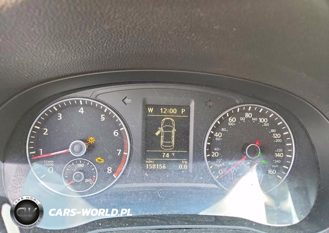 2012 Volkswagen Passat Se VIN:1VWBP7A32CC002774 - 9