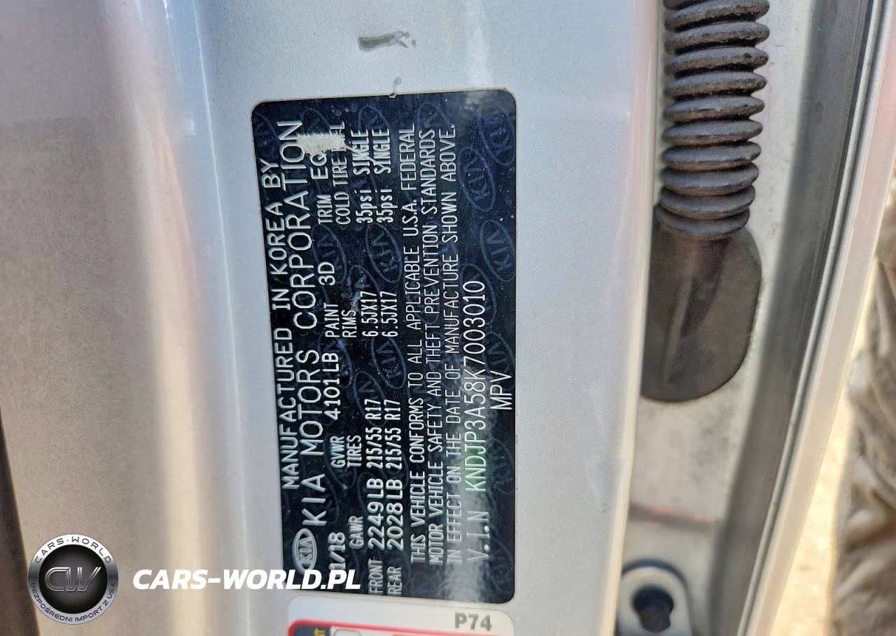 2019 Kia Soul + VIN:KNDJP3A58K7003010 - 12