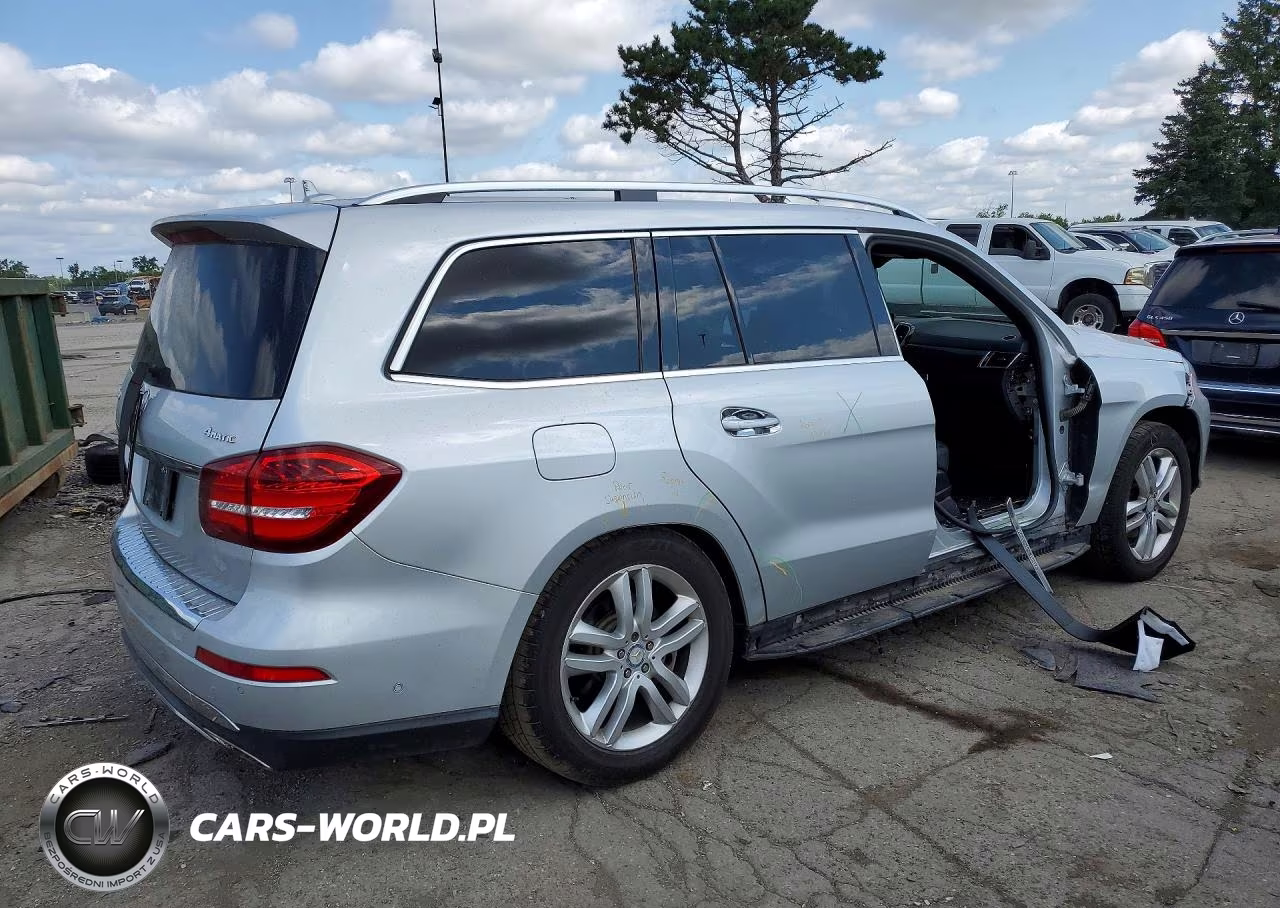 2017 Mercedes-Benz Gls 450 4Matic VIN:4JGDF6EE5HA844592 - 3