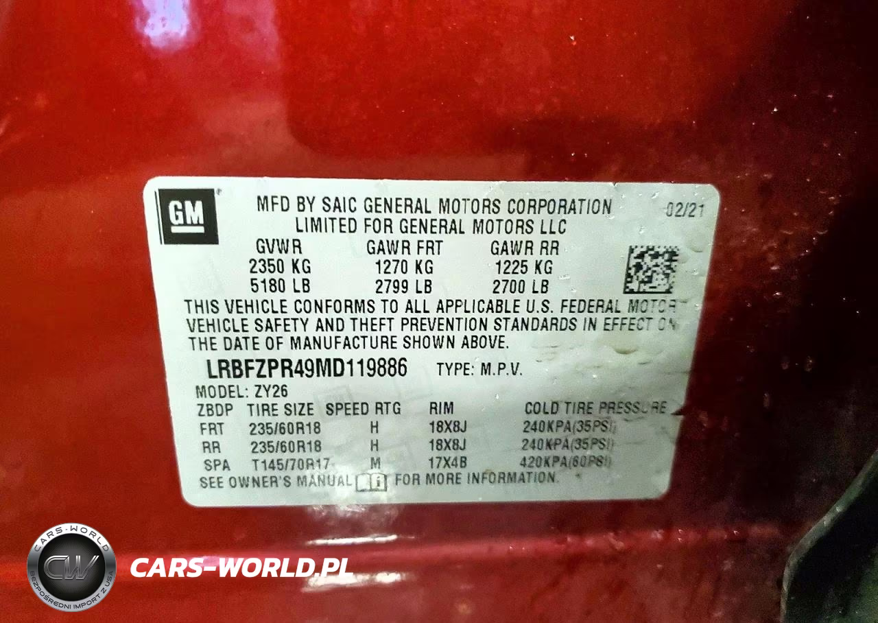2021 Buick Envision Essence VIN:LRBFZPR49MD119886 - 13