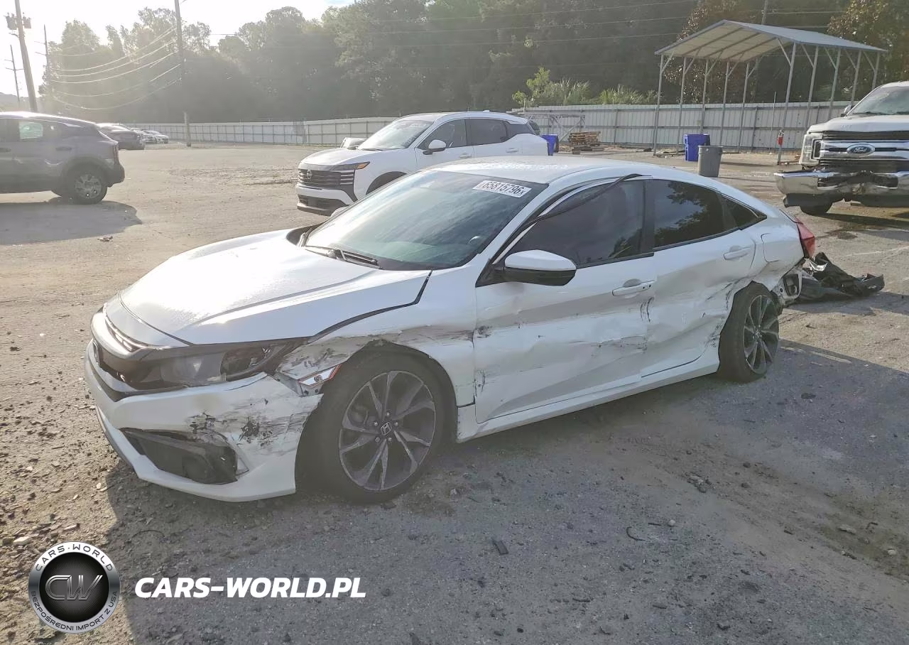 2019 Honda Civic Sport VIN:19XFC2F83KE037399 - 1