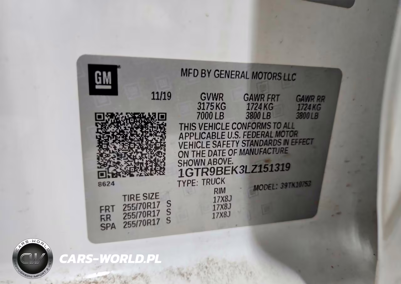 2020 GMC Sierra K1500 Sle VIN:1GTR9BEK3LZ151319 - 12