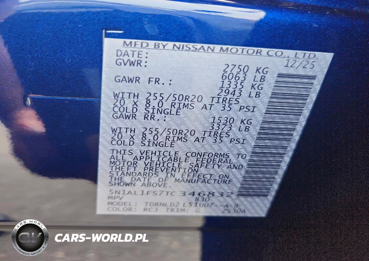 2026 Infiniti Qx60 Luxe VIN:5N1AL1FS7TC346832 - 13