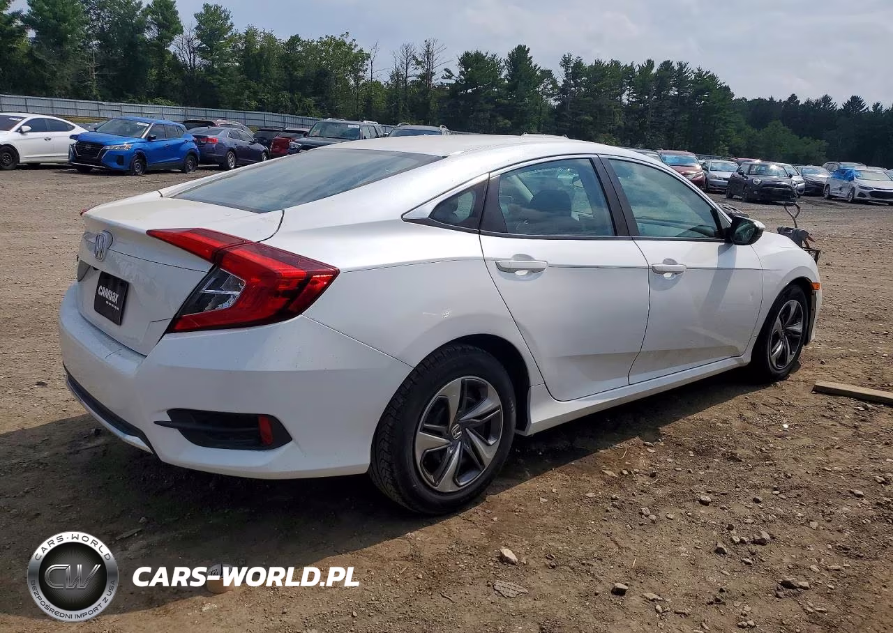 2020 Honda Civic Lx VIN:2HGFC2F63LH596652 - 3