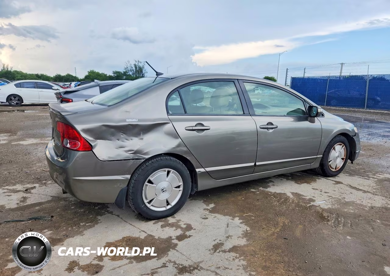 2008 Honda Civic Hybrid VIN:JHMFA36208S025254 - 3