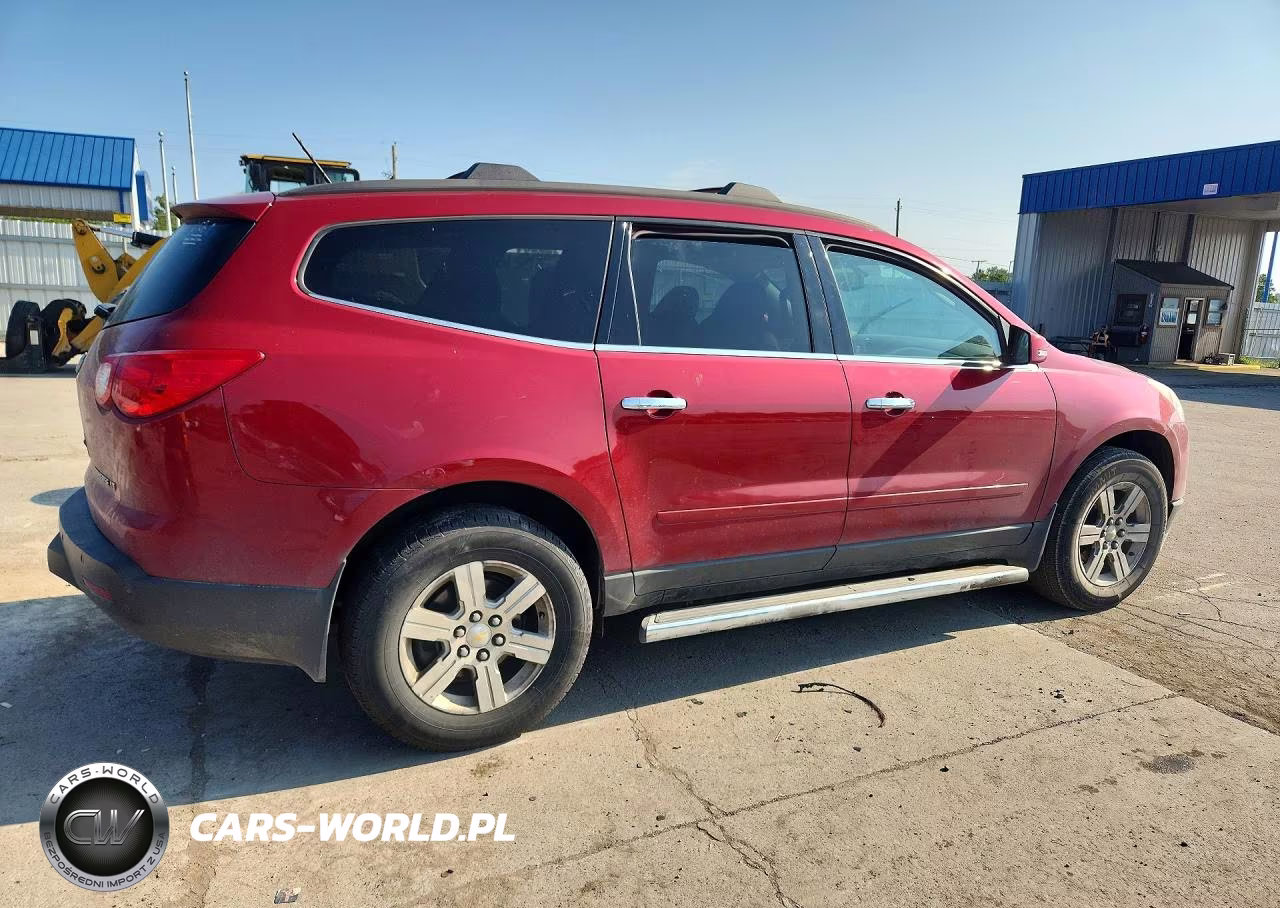 2012 Chevrolet Traverse Lt VIN:1GNKRGED8CJ161558 - 3