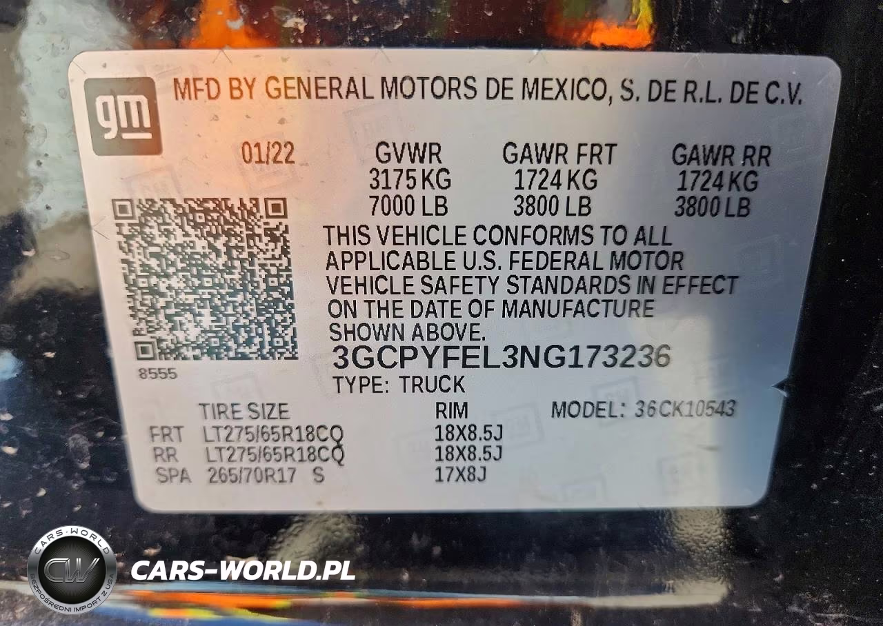 2022 CHEVROLET SILVERADO LTD K1500 LT TRAIL BOSS VIN:3GCPYFEL3NG173236 - 13