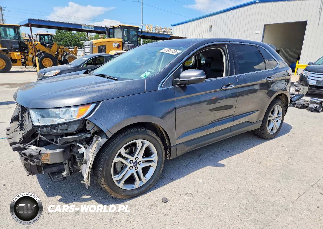2017 Ford Edge Titanium VIN:2FMPK3K96HBC03325 - 1