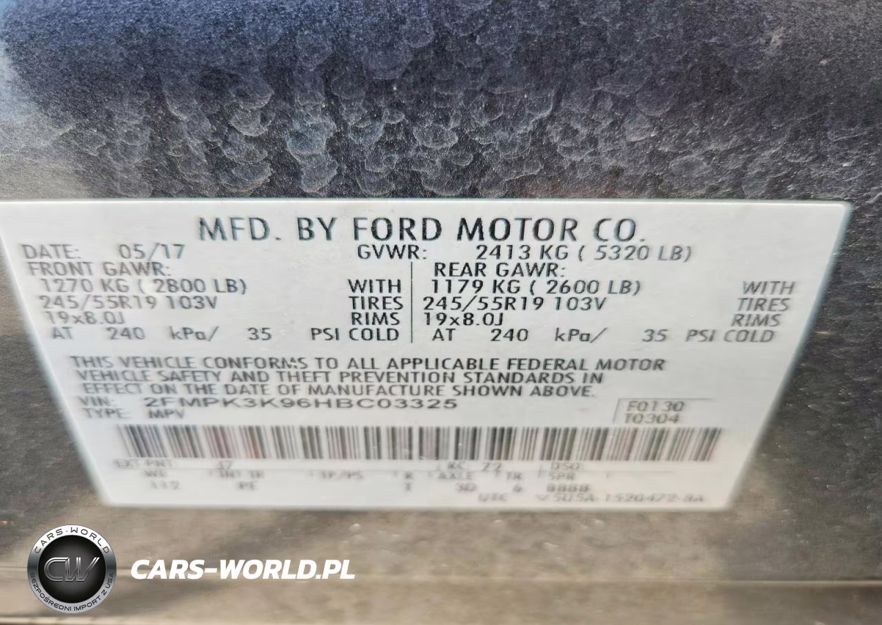 2017 Ford Edge Titanium VIN:2FMPK3K96HBC03325 - 13