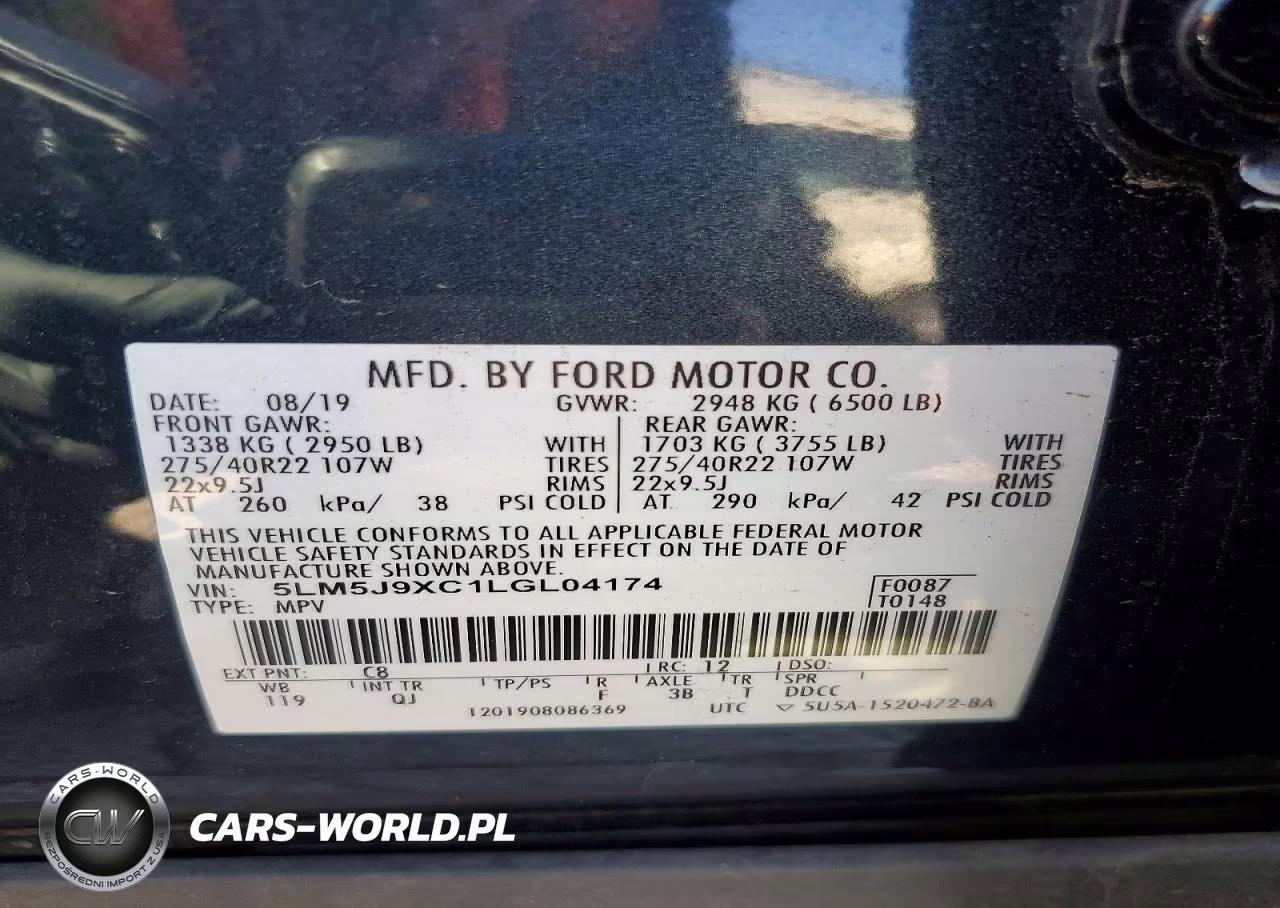 2020 Lincoln Aviator Black Label VIN:5LM5J9XC1LGL04174 - 13