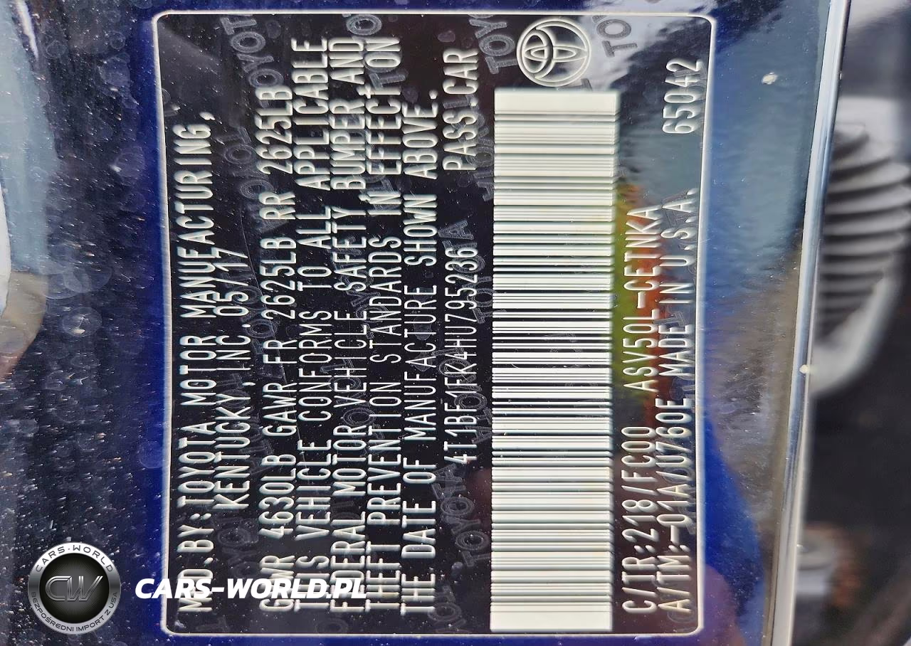 2017 Toyota Camry Le VIN:4T1BF1FK4HU795236 - 13