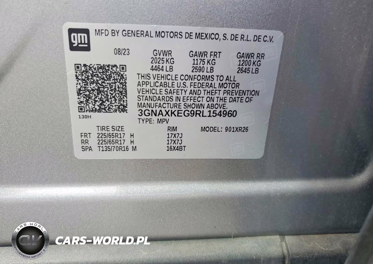 2024 Chevrolet Equinox Lt VIN:3GNAXKEG9RL154960 - 14