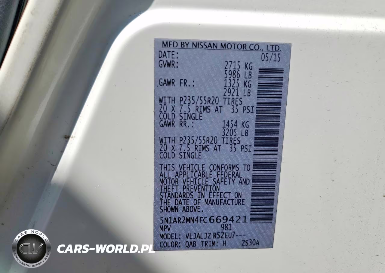 2015 Nissan Pathfinder S VIN:5N1AR2MN4FC669421 - 13