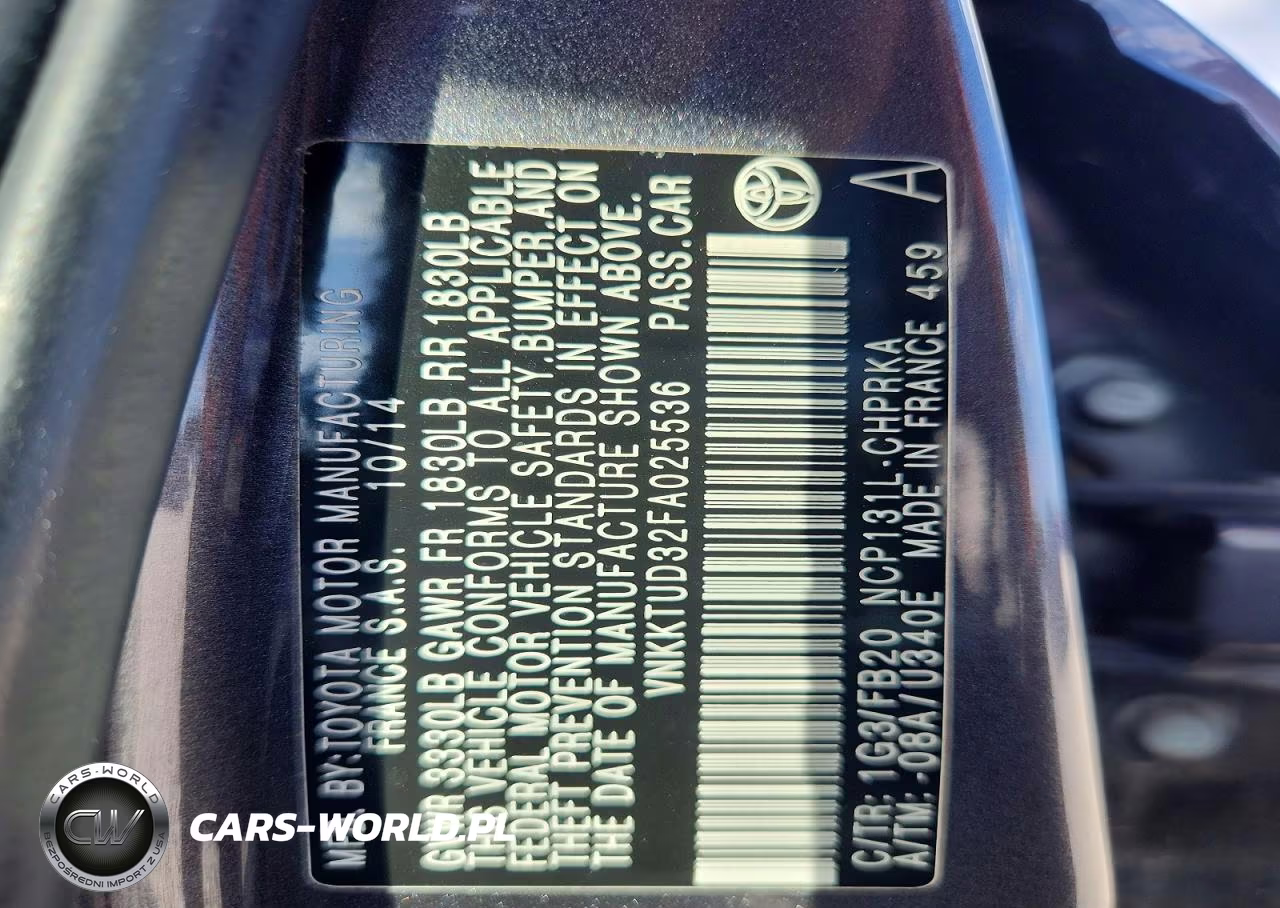 2015 Toyota Yaris 5-Door Le VIN:VNKKTUD32FA025536 - 12