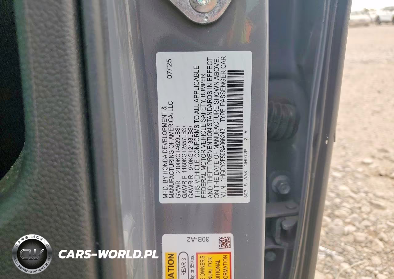 2025 Honda Accord Hybrid Sport VIN:1HGCY2F59SA066243 - 13