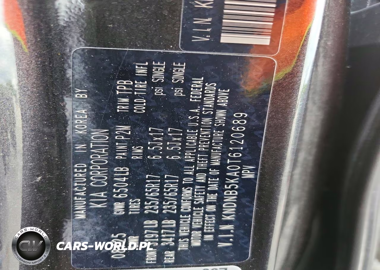 2026 Kia Carnival Lxs VIN:KNDNB5KA0T6120689 - 13