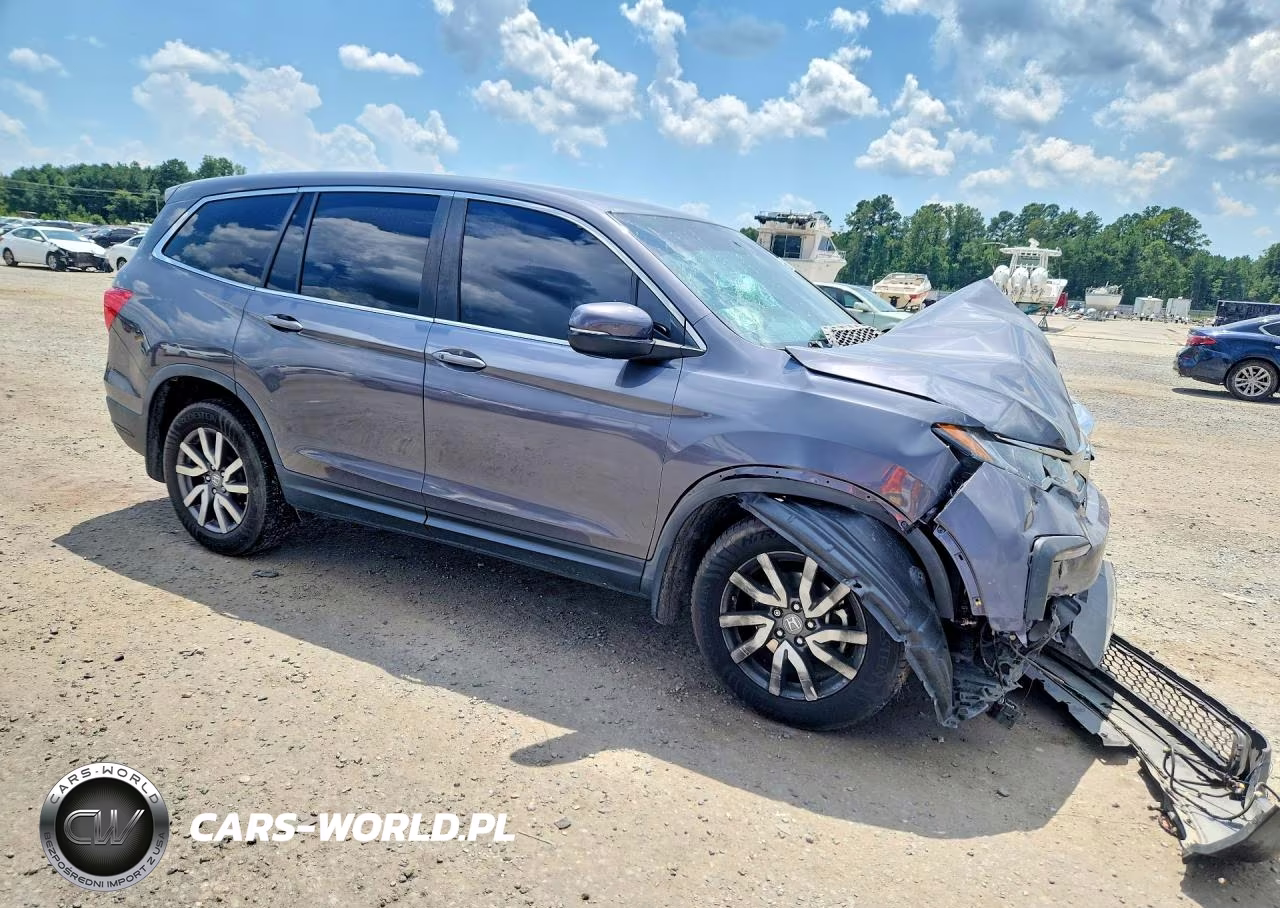 2020 Honda Pilot Ex VIN:5FNYF5H37LB021110 - 4
