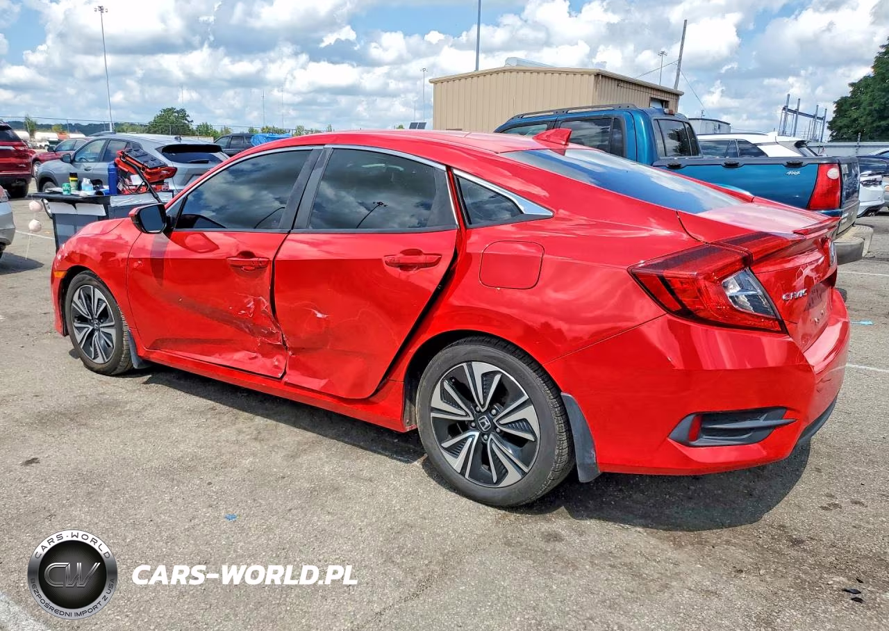 2018 Honda Civic Ex VIN:JHMFC1F31JX017776 - 2