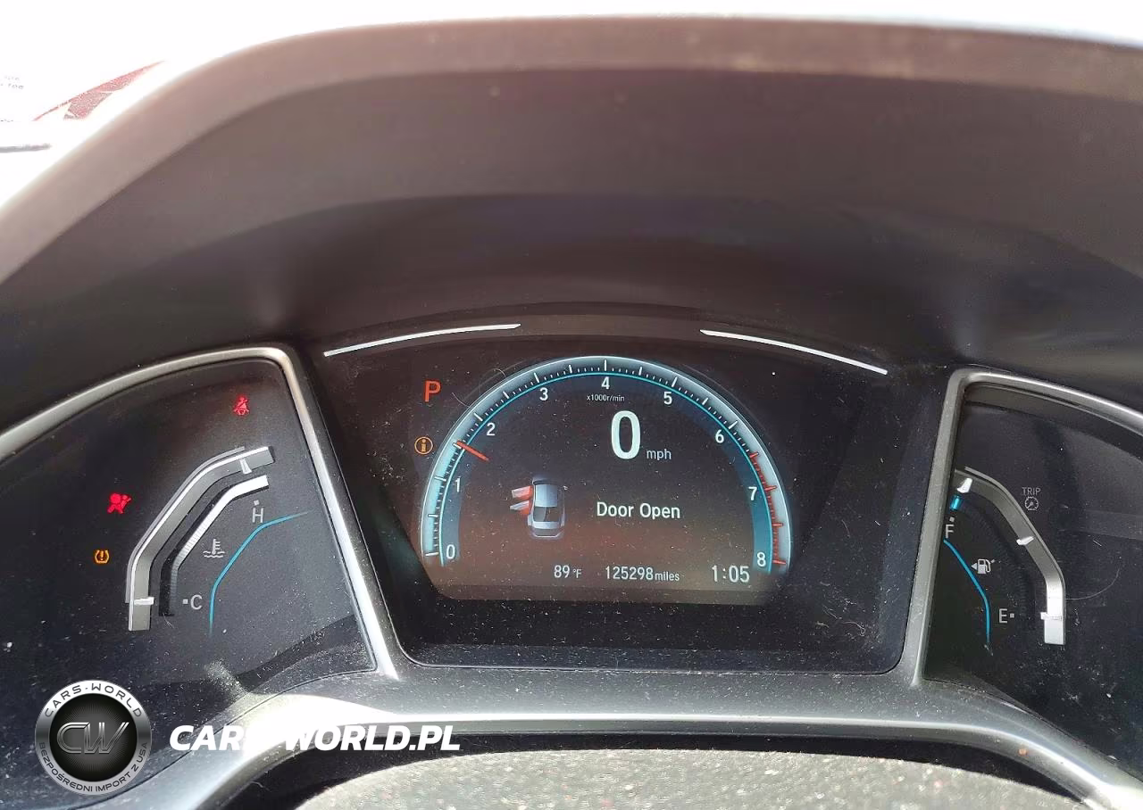 2018 Honda Civic Ex VIN:JHMFC1F31JX017776 - 9