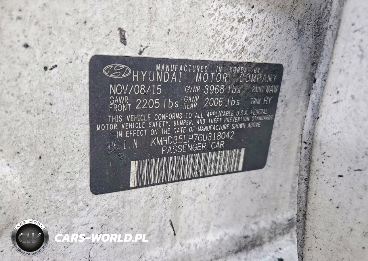 2016 Hyundai Elantra Gt Base VIN:KMHD35LH7GU318042 - 12