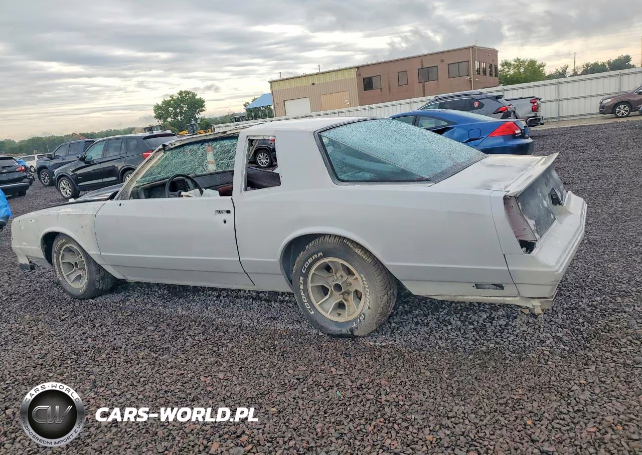 1987 Chevrolet Monte Carlo VIN:1G1GZ11G5HP113301 - 2