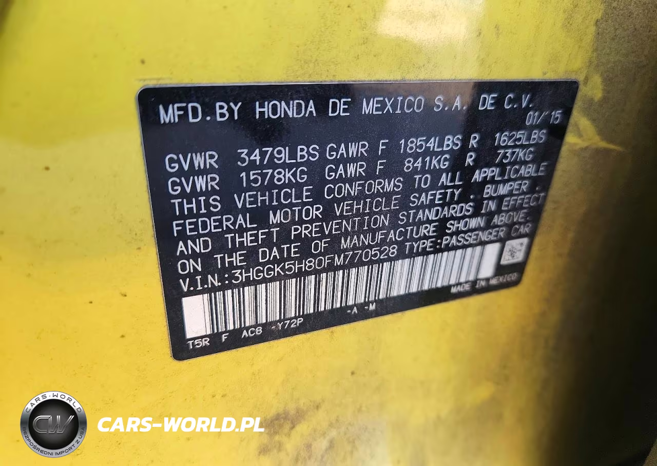 2015 Honda Fit Ex VIN:3HGGK5H80FM770528 - 12