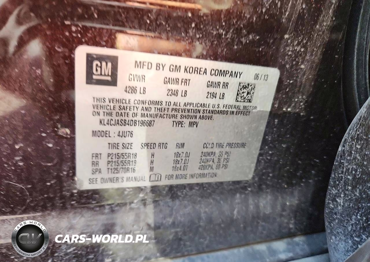 2013 Buick Encore VIN:KL4CJASB4DB196687 - 12