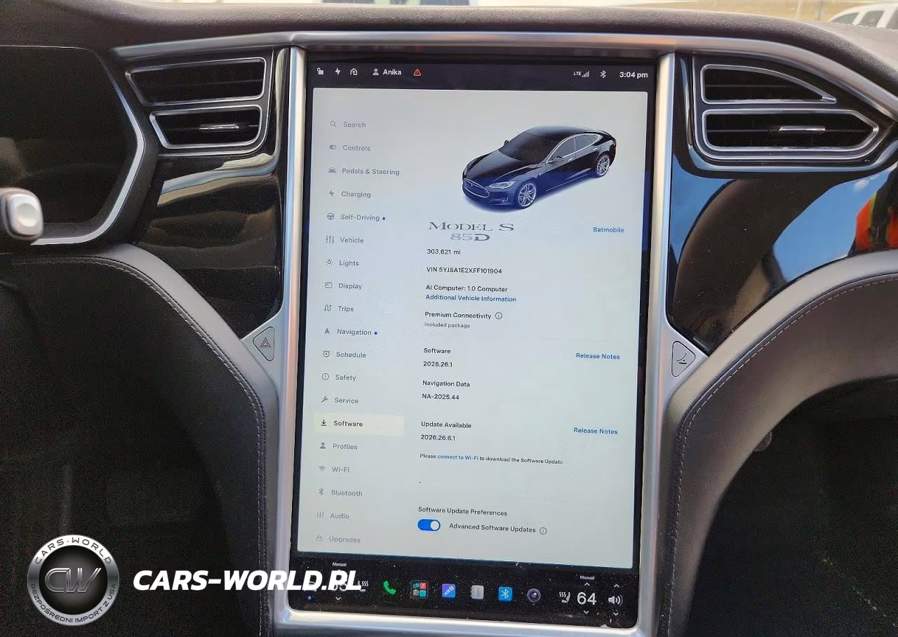 2015 Tesla Model S VIN:5YJSA1E2XFF101904 - 9