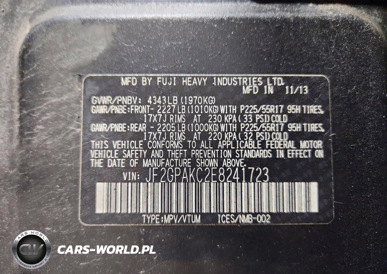 2014 Subaru Xv Crosstrek 2.0 Limited VIN:JF2GPAKC2E8241723 - 13