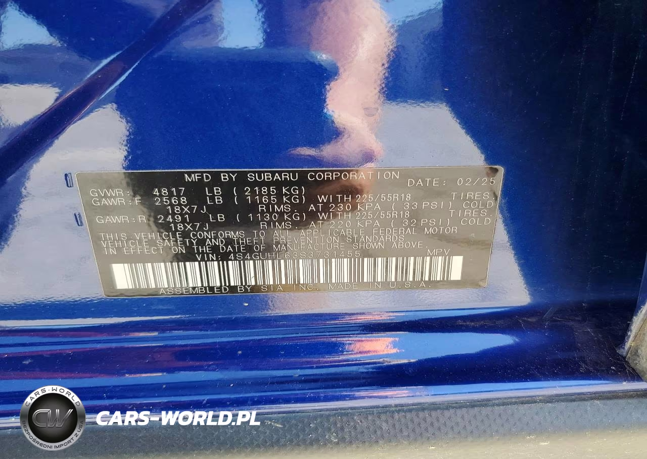 2025 Subaru Crosstrek Limited VIN:4S4GUHL63S3731455 - 12