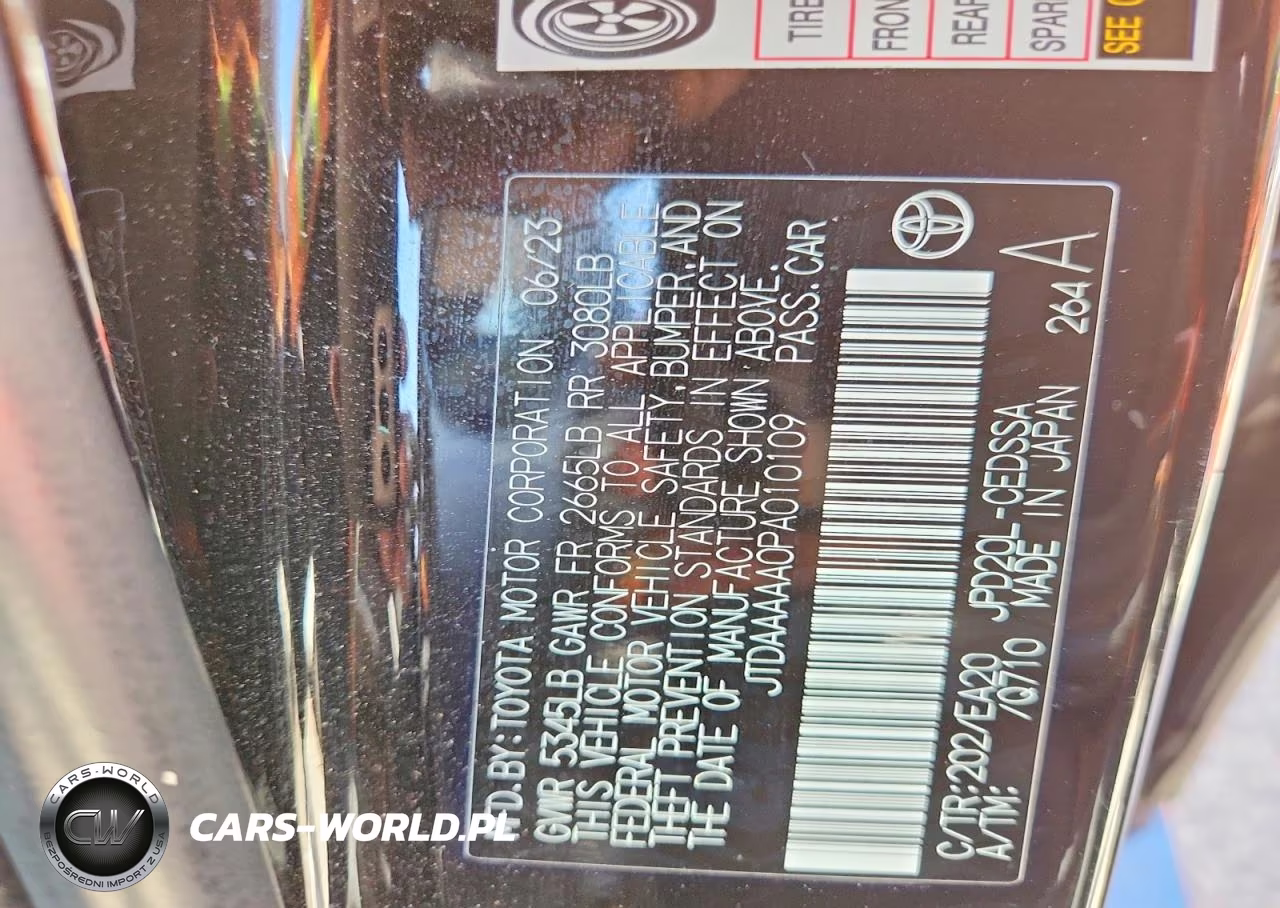2023 Toyota Mirai Xle VIN:JTDAAAAA0PA010109 - 12