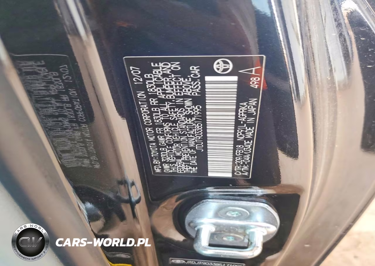 2008 Toyota Yaris Base VIN:JTDJT903385171995 - 12