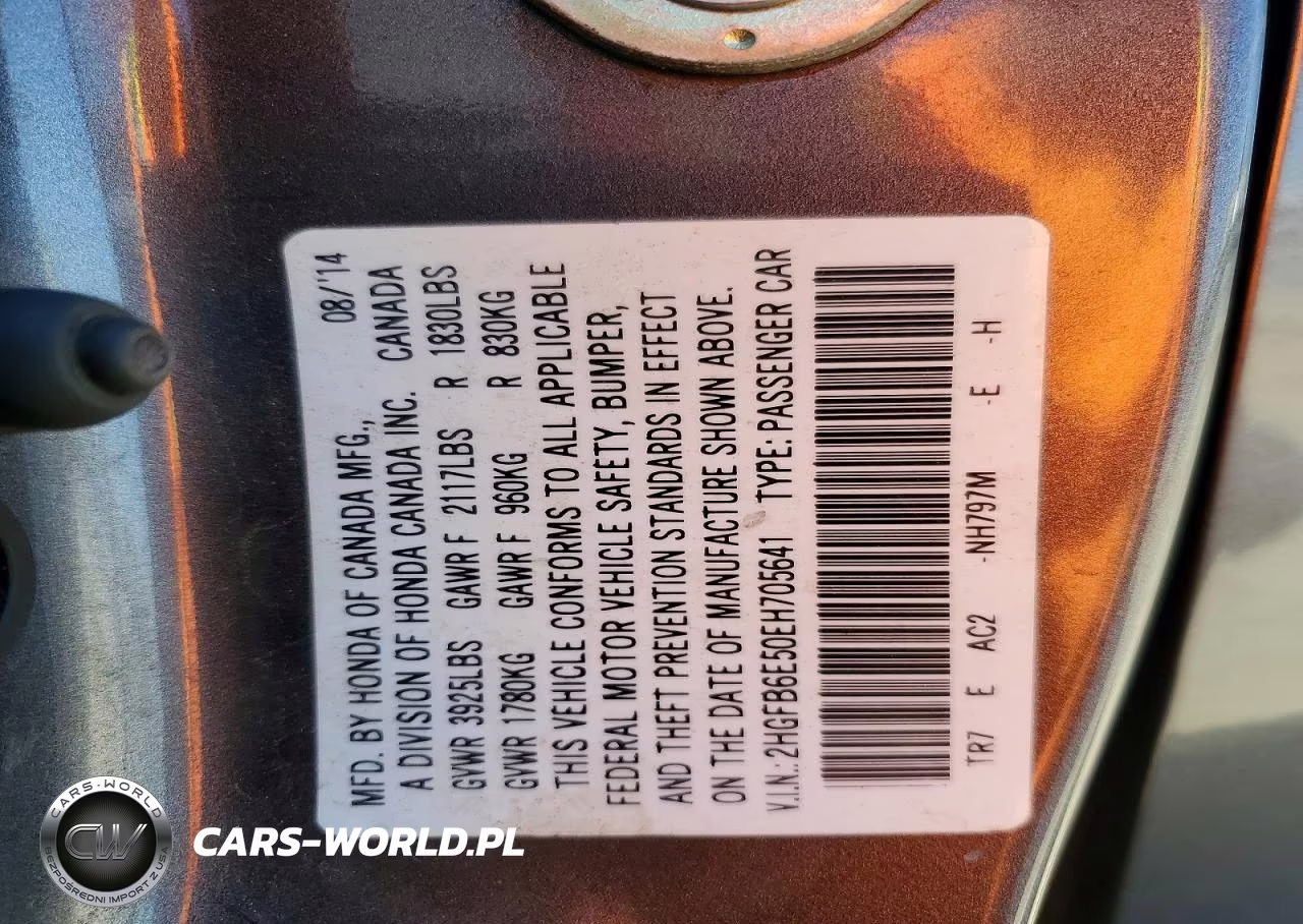 2014 Honda Civic Si VIN:2HGFB6E50EH705641 - 12